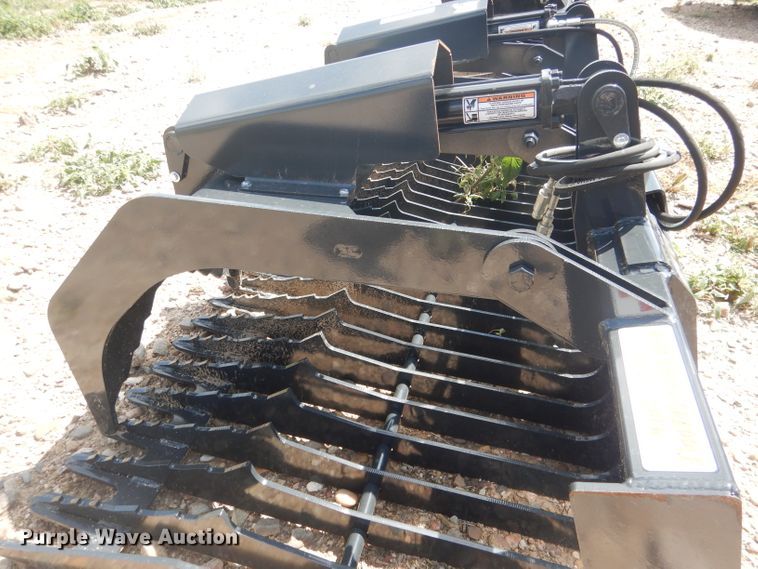 image for item FA9384 Stout HD72-3 72"W skid steer grapple bucket