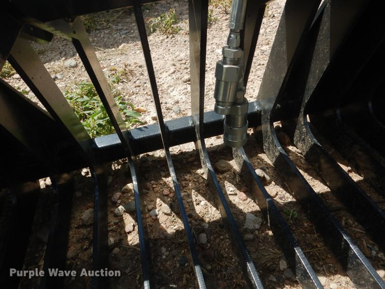 image for item FA9384 Stout HD72-3 72"W skid steer grapple bucket