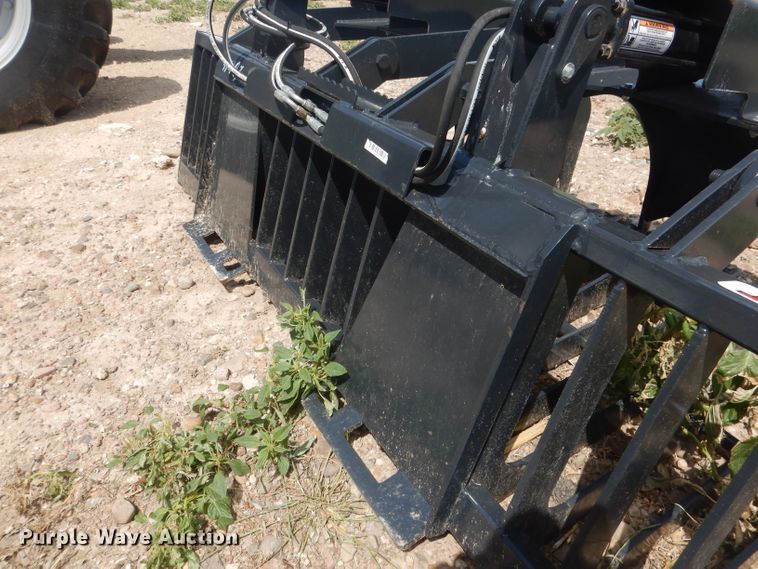 image for item FA9384 Stout HD72-3 72"W skid steer grapple bucket