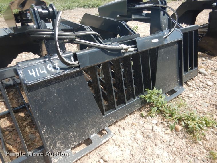 image for item FA9384 Stout HD72-3 72"W skid steer grapple bucket