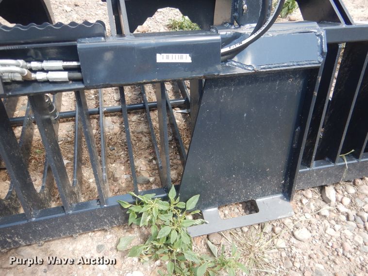 image for item FA9384 Stout HD72-3 72"W skid steer grapple bucket
