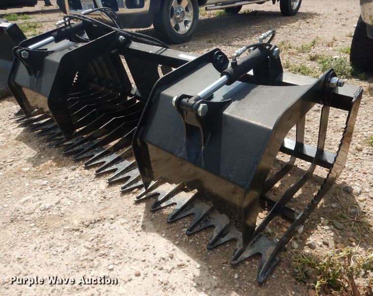 image for item FA9385 Brute 84"W skid steer grapple bucket