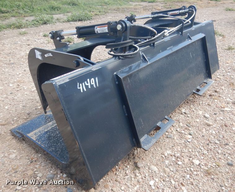 image for item FA9386 Stout HD72-FB 72"W skid steer grapple bucket