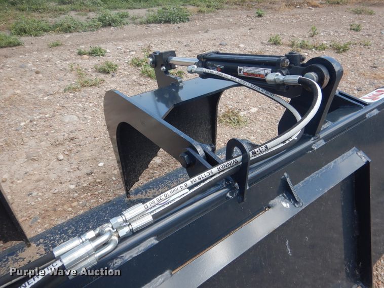 image for item FA9386 Stout HD72-FB 72"W skid steer grapple bucket