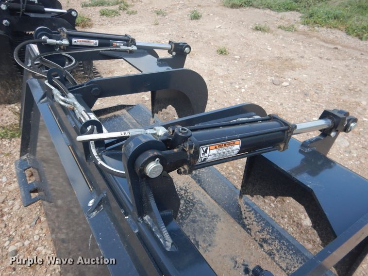 image for item FA9386 Stout HD72-FB 72"W skid steer grapple bucket