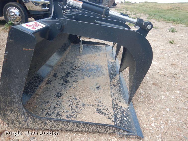 image for item FA9386 Stout HD72-FB 72"W skid steer grapple bucket