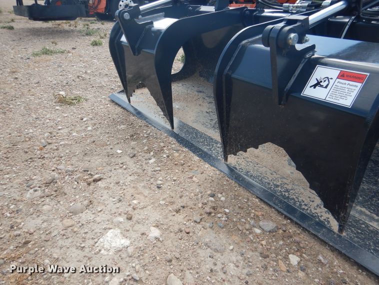 image for item FA9386 Stout HD72-FB 72"W skid steer grapple bucket