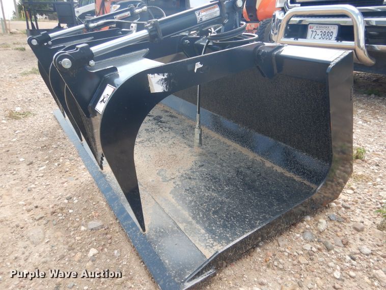 image for item FA9386 Stout HD72-FB 72"W skid steer grapple bucket