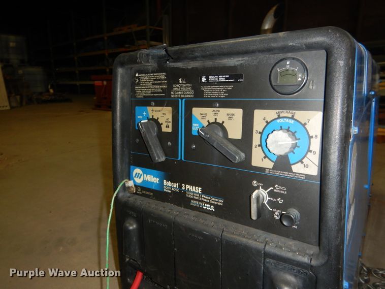 image for item FA9387 Miller Bobcat welder/generator