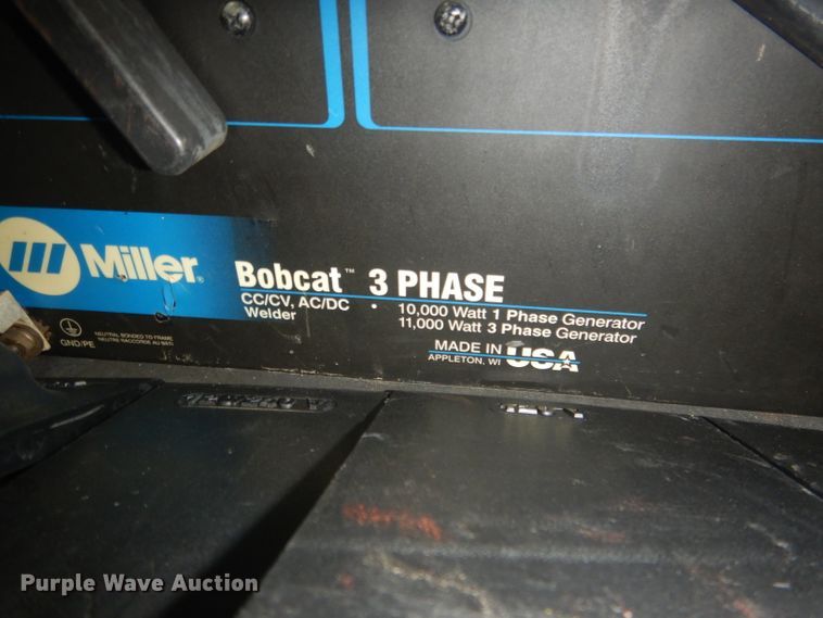 image for item FA9387 Miller Bobcat welder/generator
