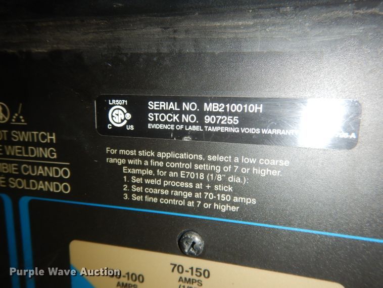 image for item FA9387 Miller Bobcat welder/generator