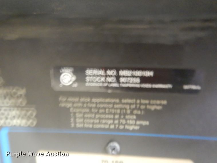 image for item FA9387 Miller Bobcat welder/generator