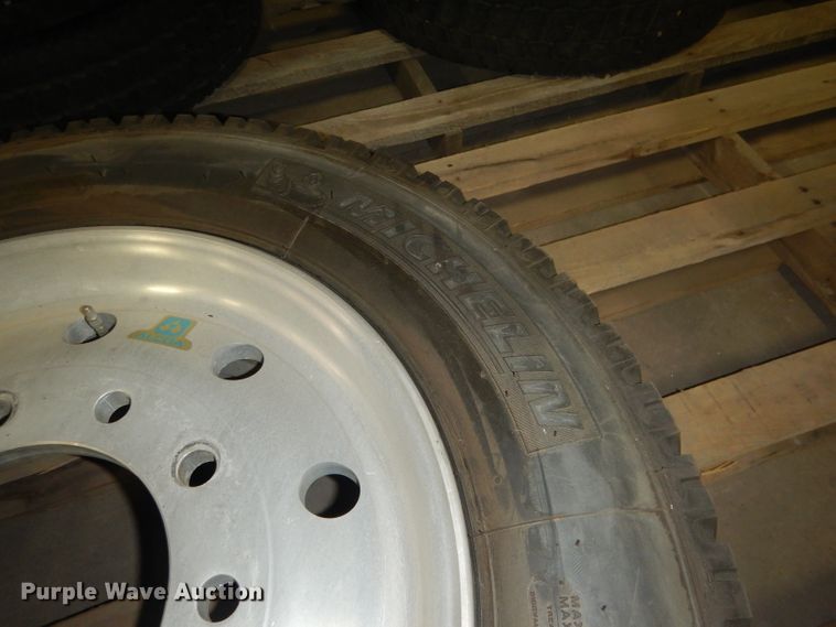 image for item FA9394 Michelin 295/60R22.5 tire and wheel