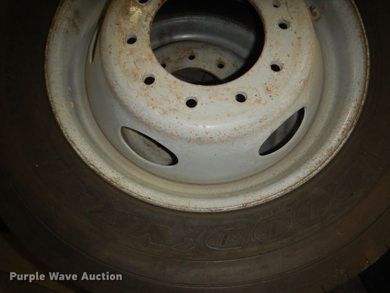 image for item FA9399 (4) Goodyear 225/70R19.5 tires and wheels