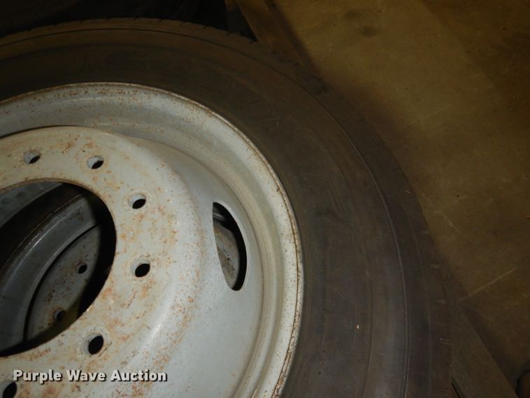 image for item FA9399 (4) Goodyear 225/70R19.5 tires and wheels