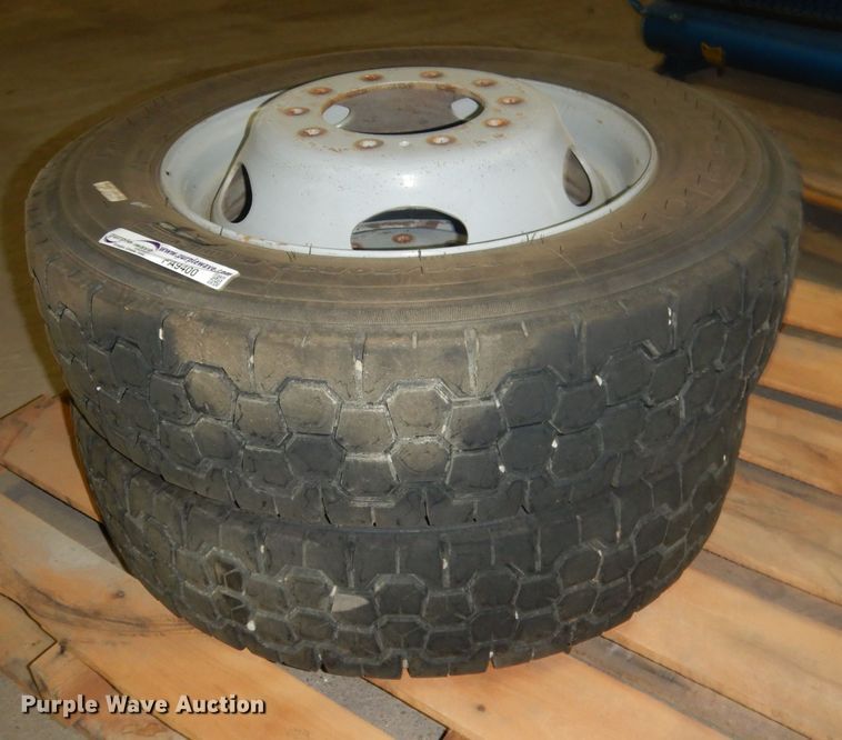 image for item FA9400 (2) Superior 225/70R19.5 tires and wheels