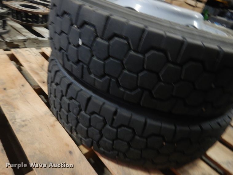 image for item FA9400 (2) Superior 225/70R19.5 tires and wheels