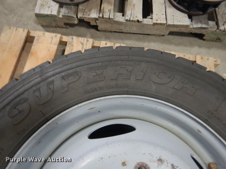 image for item FA9400 (2) Superior 225/70R19.5 tires and wheels
