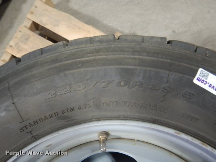 image for item FA9400 (2) Superior 225/70R19.5 tires and wheels