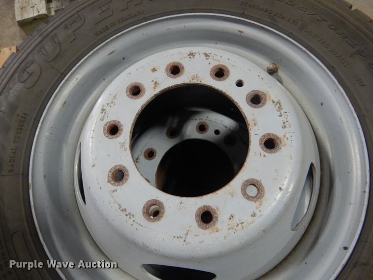 image for item FA9400 (2) Superior 225/70R19.5 tires and wheels