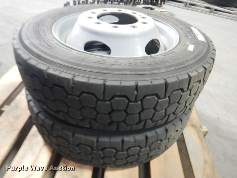 image for item FA9400 (2) Superior 225/70R19.5 tires and wheels