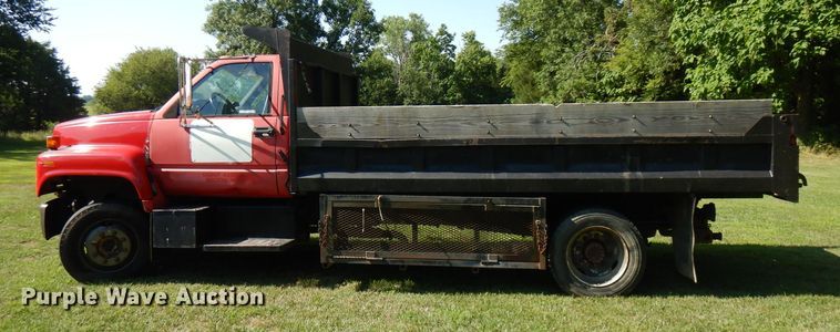 image for item FN9286 1992 GMC C5500  dump truck