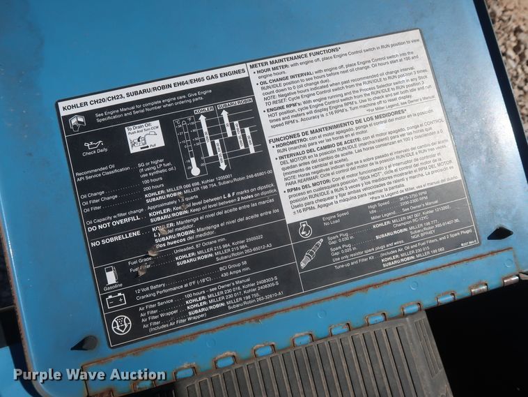 image for item GS9965 Miller Legend 302 CC/CV/DC welder