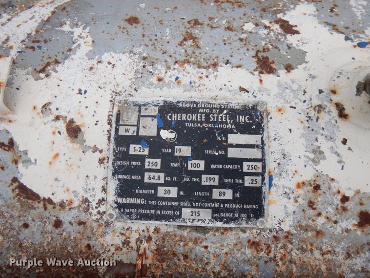 image for item GT9432 Steel propane tank