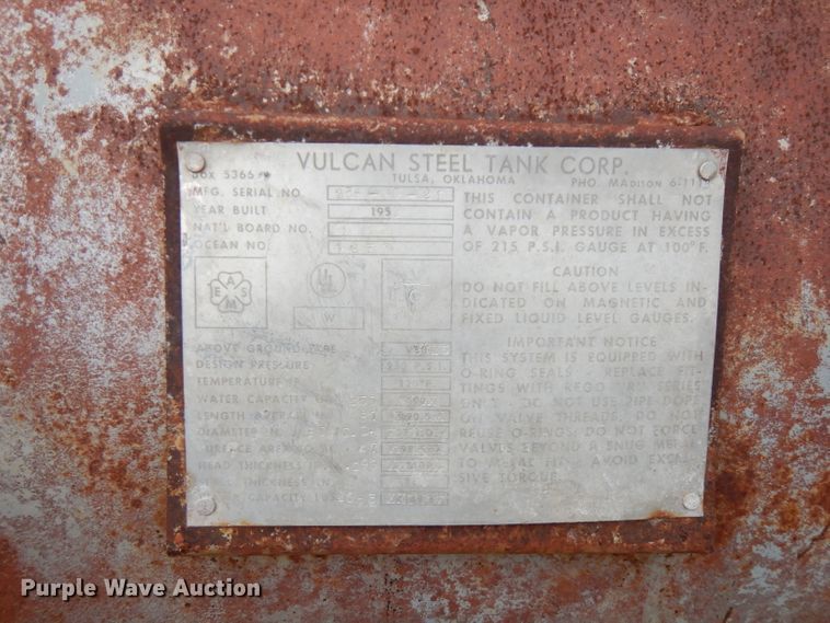 image for item GT9442 Steel propane tank