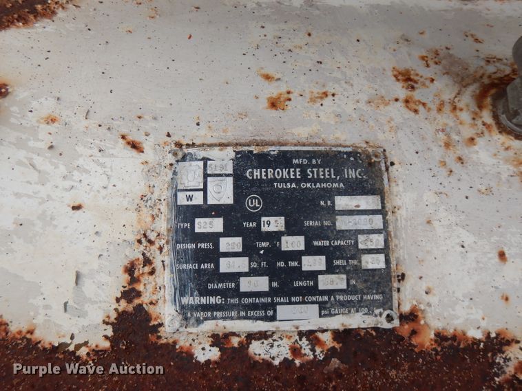 image for item GT9443 Steel propane tank