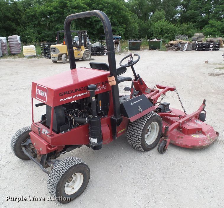 image for item GX9147 Toro Ground Master 325-D ZTR lawn mower