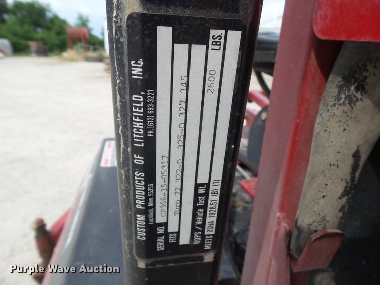 image for item GX9147 Toro Ground Master 325-D ZTR lawn mower