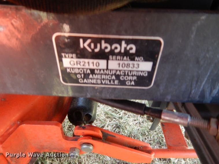 image for item HB9270 Kubota GR2110 lawn mower