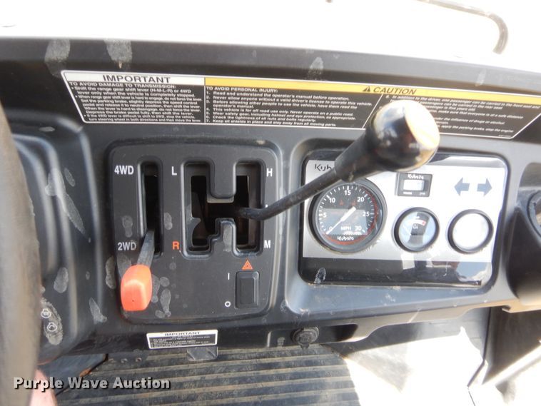 image for item HB9274 2012 Kubota RTV1140CPX  utility vehicle