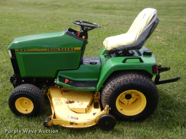 image for item HB9279 John Deere 445 lawn mower