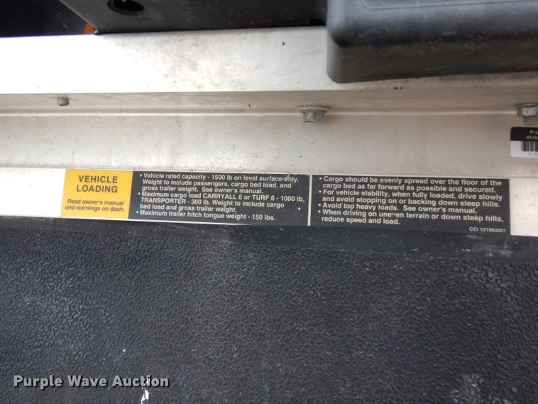 image for item HC9667 2010 Club Car Transporter 6 golf cart