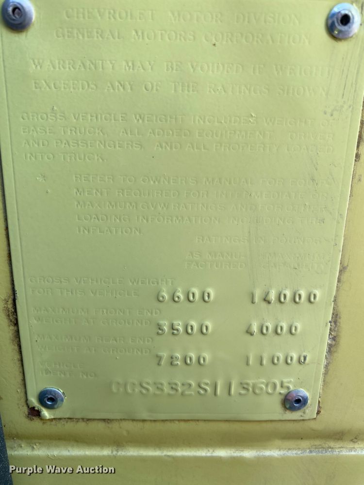 image for item HG9159 1972 Chevrolet C10  pickup truck