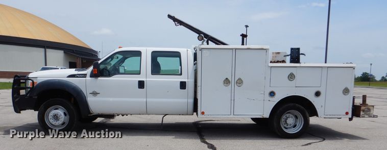 image for item HJ9830 2012 Ford F550 Super Duty  Crew Cab service truck