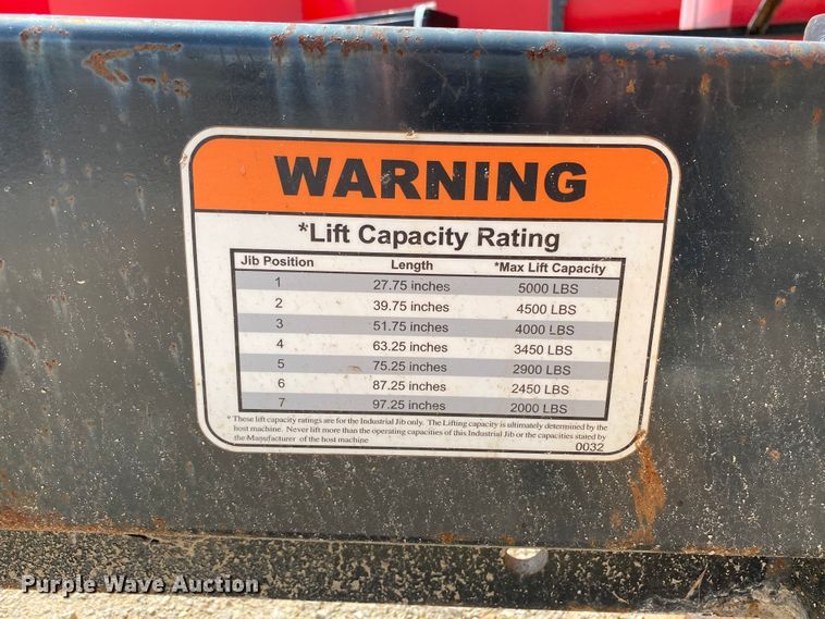 image for item HM9151 Haugen MIJ SKD skid steer telescopic jib