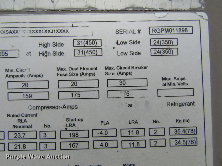 image for item HM9711 York AC unit