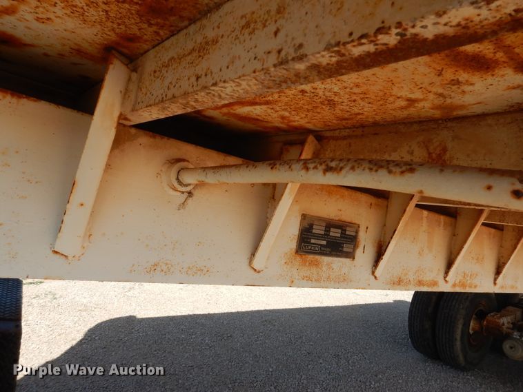image for item HO9779 1980 Lufkin end dump trailer