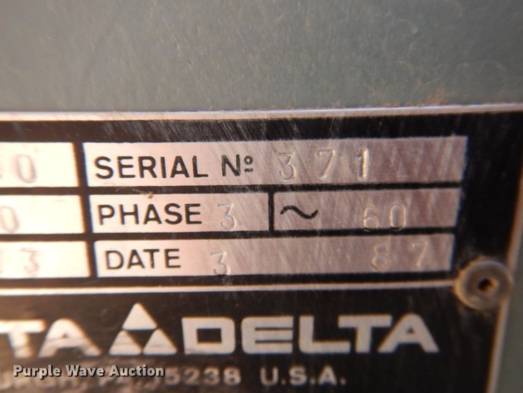 image for item HO9780 1987 Delta RC-63D wood planer