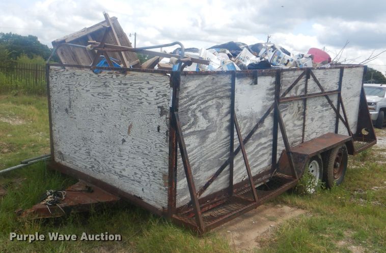 image for item HY9259 Shop built utility trailer