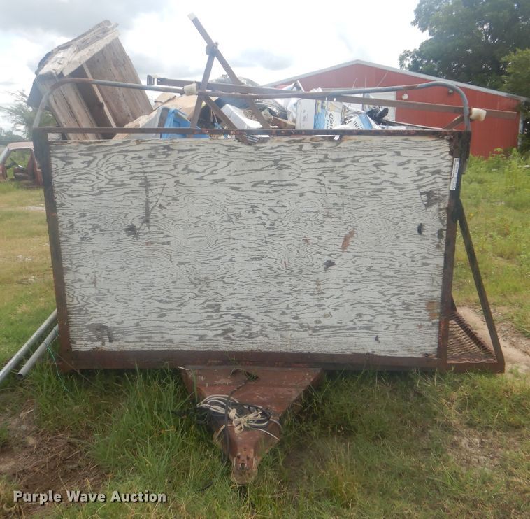 image for item HY9259 Shop built utility trailer