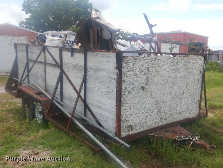 image for item HY9259 Shop built utility trailer