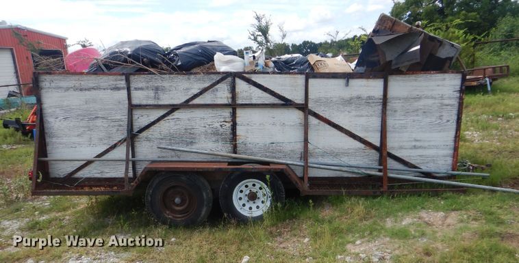 image for item HY9259 Shop built utility trailer