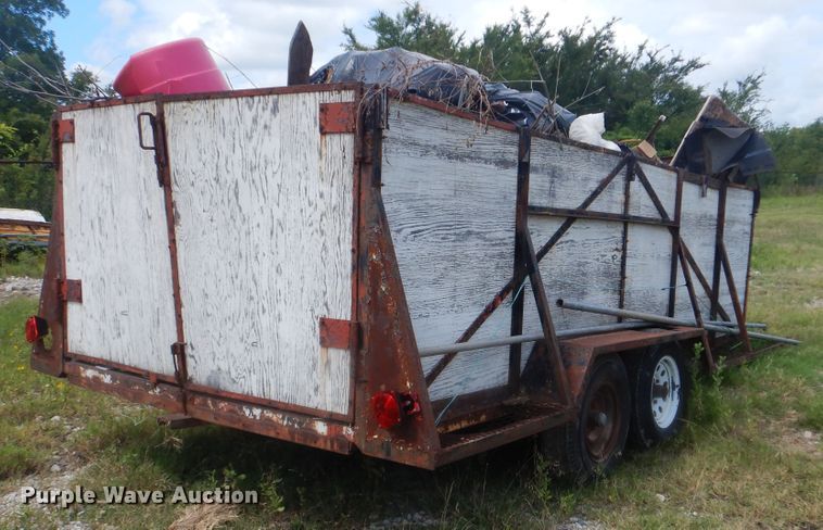 image for item HY9259 Shop built utility trailer