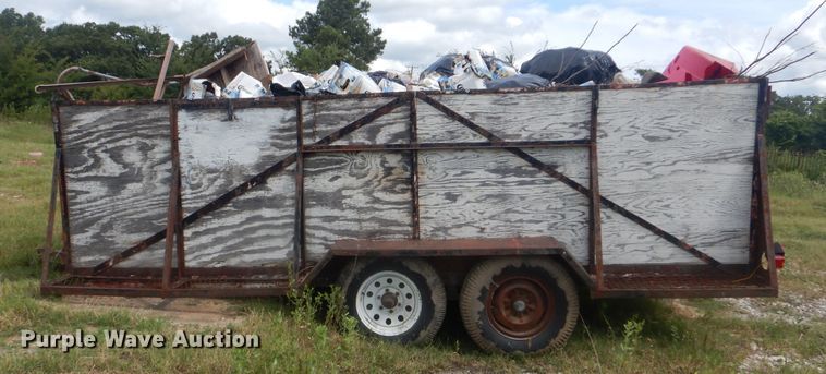 image for item HY9259 Shop built utility trailer