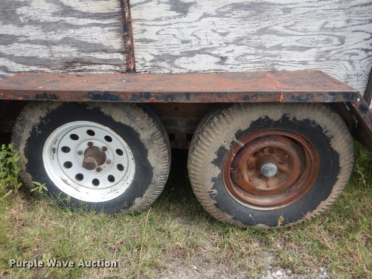 image for item HY9259 Shop built utility trailer