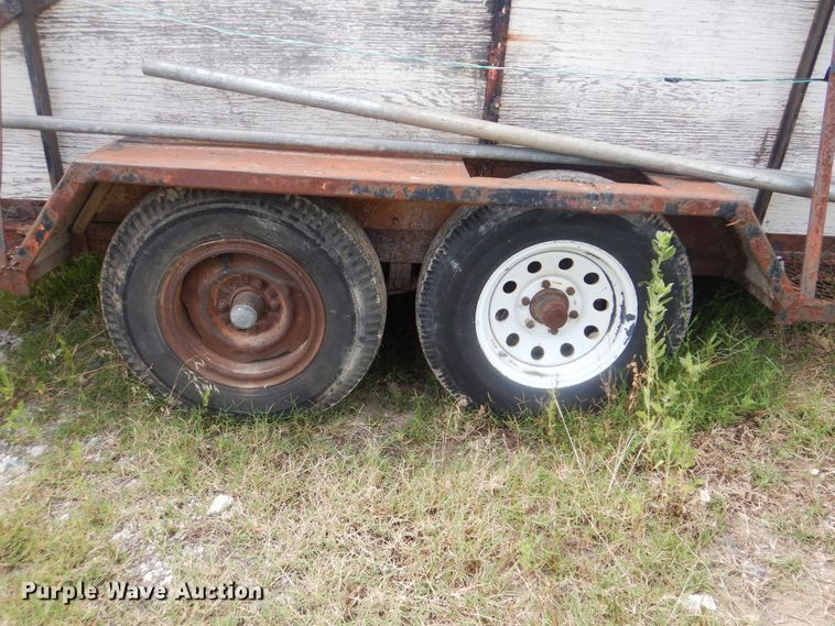 image for item HY9259 Shop built utility trailer